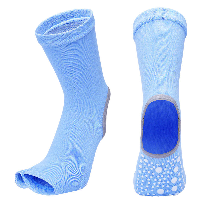 Chaussettes de yoga anti-dérapantes