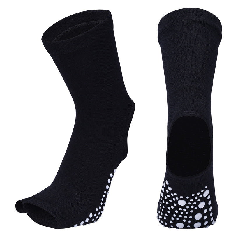 Chaussettes de yoga anti-dérapantes