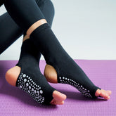 Chaussettes de yoga anti-dérapantes