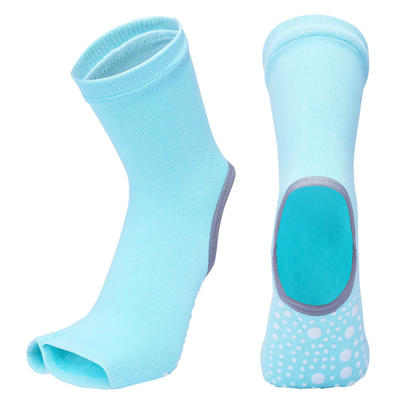 Chaussettes de yoga anti-dérapantes