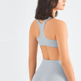 Zip Front Sports Bra