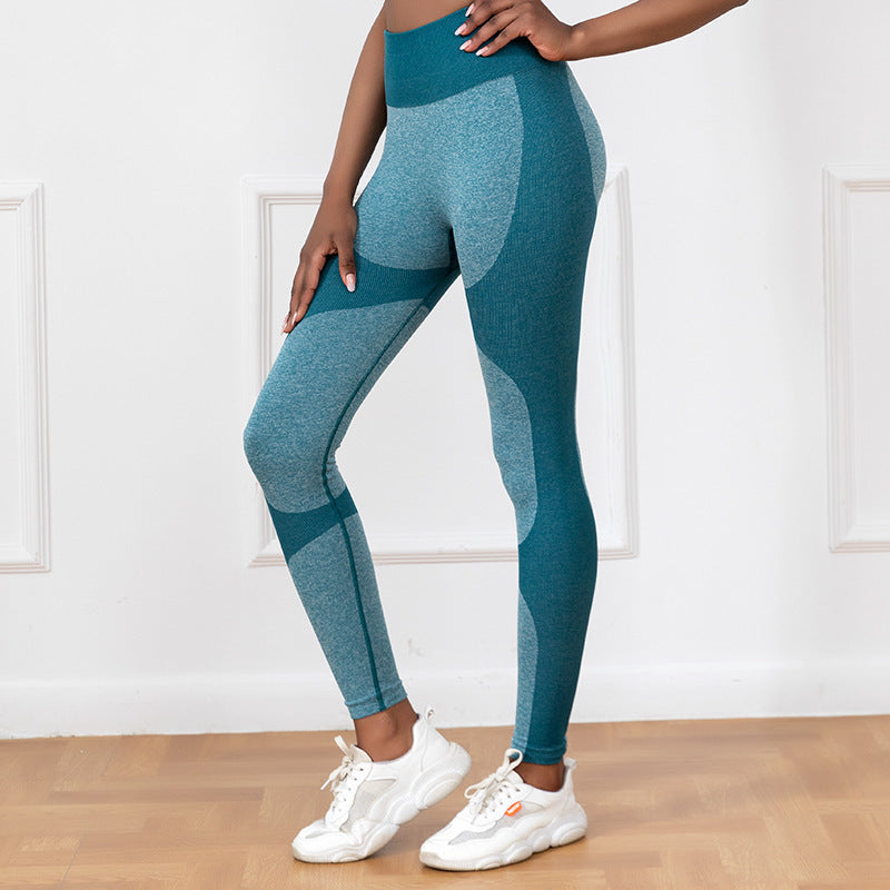 Pantalon de yoga à rayures