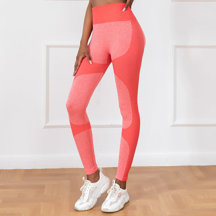 Pantalon de yoga à rayures