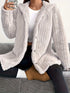 Hooded Loose Plush Coat