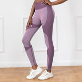 Pantalon de yoga à rayures